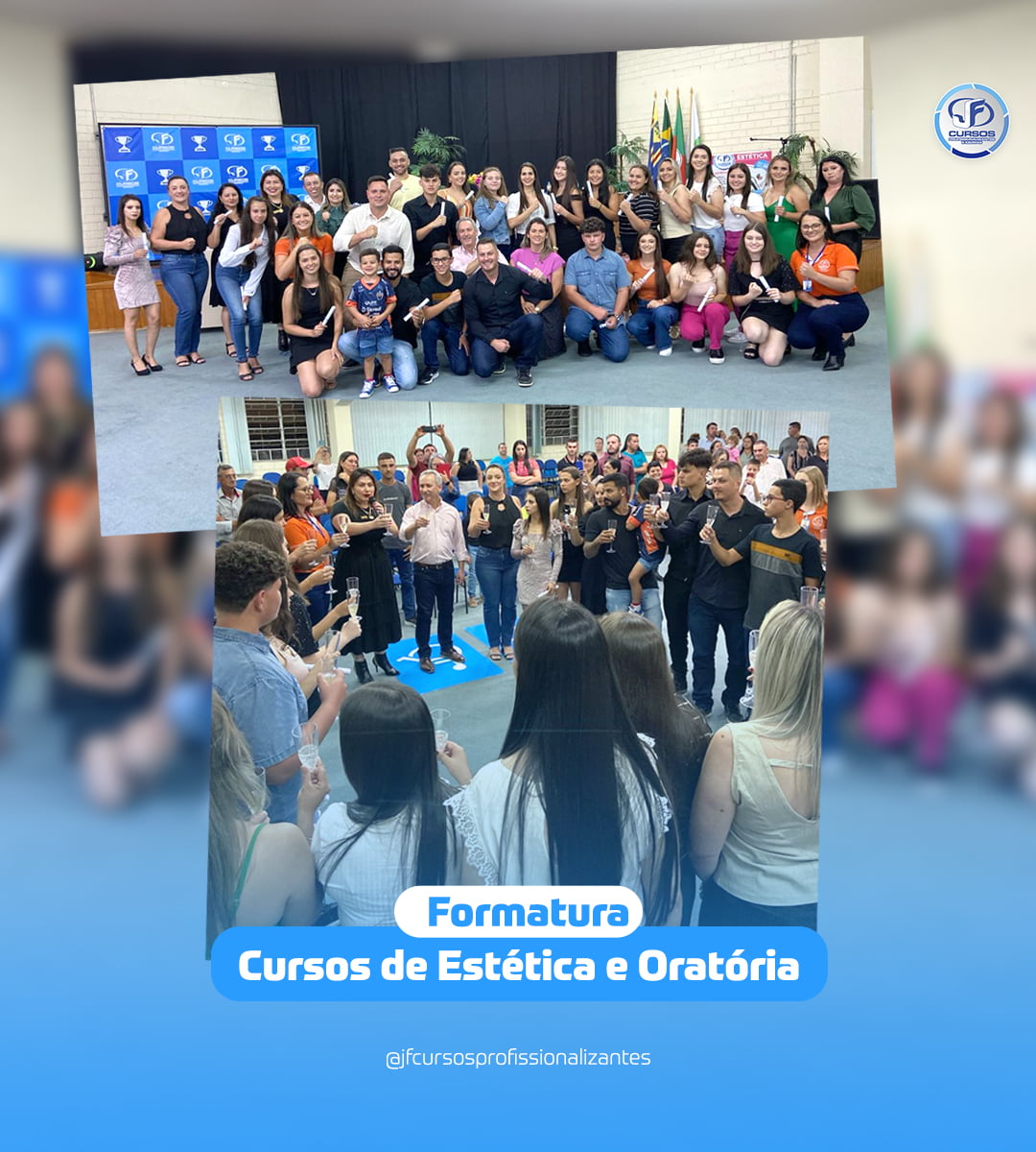 Celebração de Formatura JF Cursos Profissionalizantes